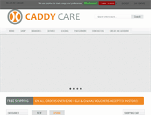 Tablet Screenshot of caddycare.ie